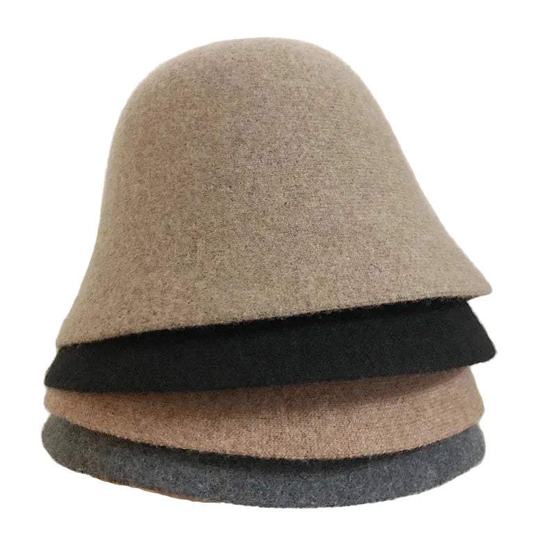 Sterling Reboux Cloche™ Wool Hat With Soft Bell Crown