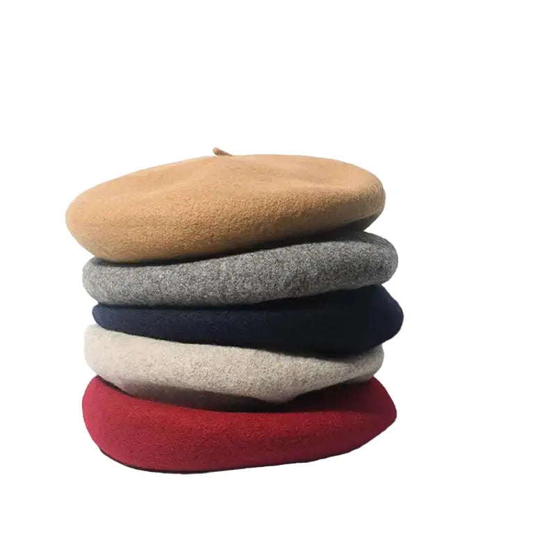 Sterling Renoir™ Beret Wool Knit Soft Cabillou Detail