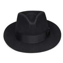 Sterling Richardson Retro™ Wool Fedora Hat Virgin Wool Band Detail