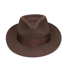 Sterling Richardson Retro™ Wool Fedora Hat Virgin Wool Band Detail