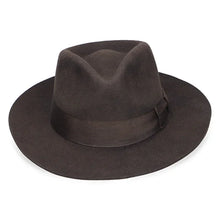 Sterling Richardson Retro™ Wool Fedora Hat Virgin Wool Band Detail