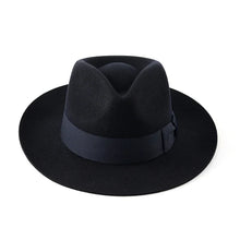 Sterling Richardson Retro™ Wool Fedora Hat Virgin Wool Band Detail