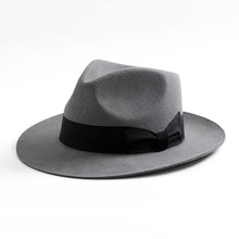 Sterling Richardson Retro™ Wool Fedora Hat Virgin Wool Band Detail