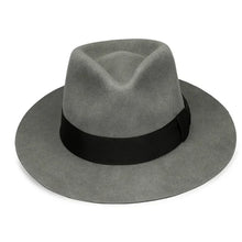 Sterling Richardson Retro™ Wool Fedora Hat Virgin Wool Band Detail