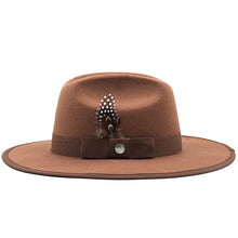 Sterling Rimini Feather™ Khaki Wool Fedora With Pheasant Band