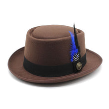 Sterling™ Rimini Feathers Porkpie Hat Cotton Feather Accent