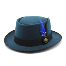 Sterling™ Rimini Feathers Porkpie Hat Cotton Feather Accent