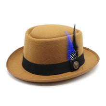Sterling™ Rimini Feathers Porkpie Hat Cotton Feather Accent