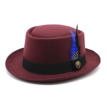 Sterling™ Rimini Feathers Porkpie Hat Cotton Feather Accent