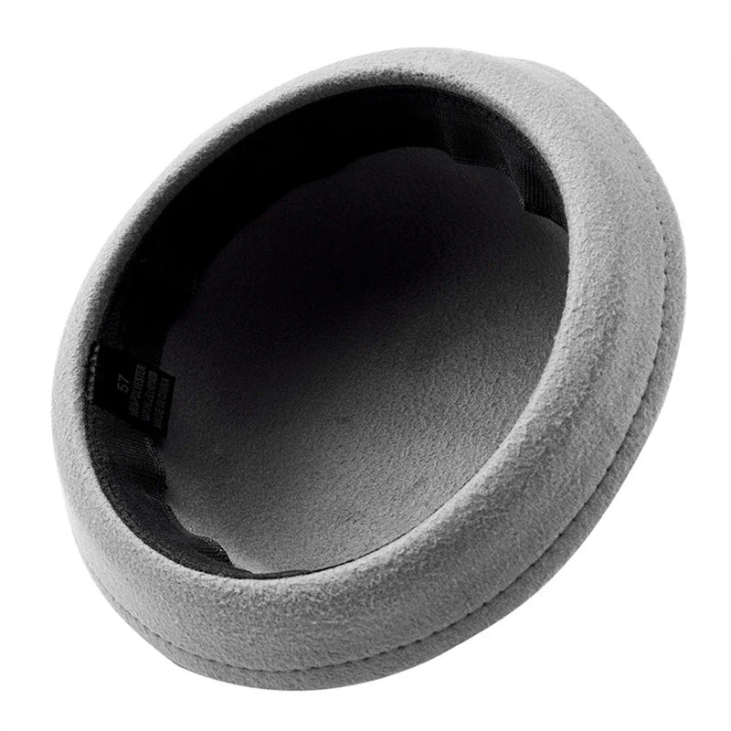 Sterling™ Gray Bowler Hat Wool Blend Curved Brim