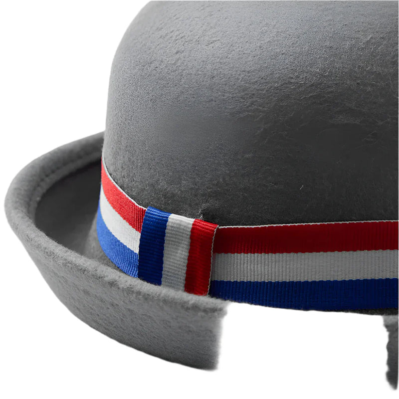 Sterling™ Gray Bowler Hat Wool Blend Curved Brim
