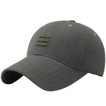 Sterling™ Cotton Baseball Cap With Three Bar Detail