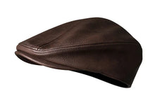Sterling Rivington PU Leather Flat Cap™ Extended Fit
