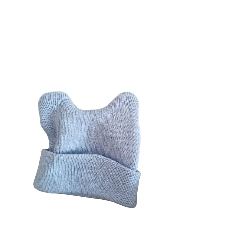 Sterling™ Baby Knit Beanie with Ribbed Design & Bear Ears