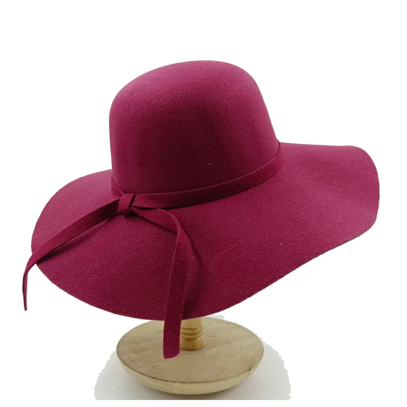 Sterling Wide Brim Fedora Hat™ Elegant Allure Felt Band