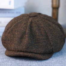 Sterling Ashbourne Newsboy Cap™ In Wool Blend With Octagonal Crown