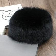 Sterling Plush Faux Fur Winter Hat With Wide Brim