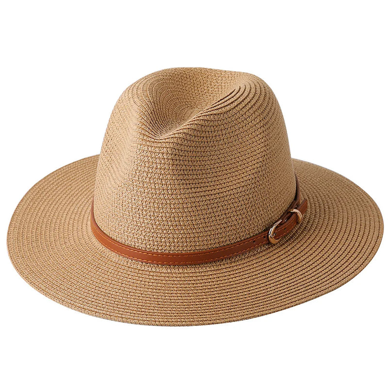 Sterling Ivory Coast™ Straw Fedora Buckle Band