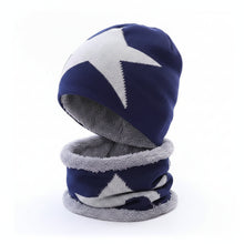 Sterling™ Kids Knit Beanie and Scarf Set - Star Pattern