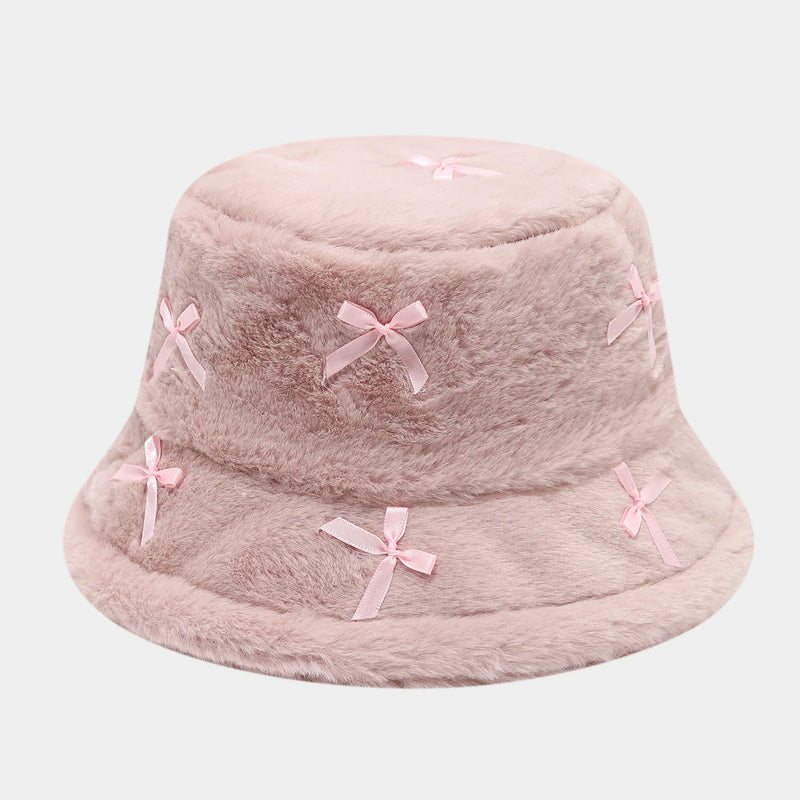 Sterling Seren Plush Bucket Hat™ With Side Bow