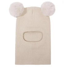 Sterling™ Double Pom Knit Balaclava Hood