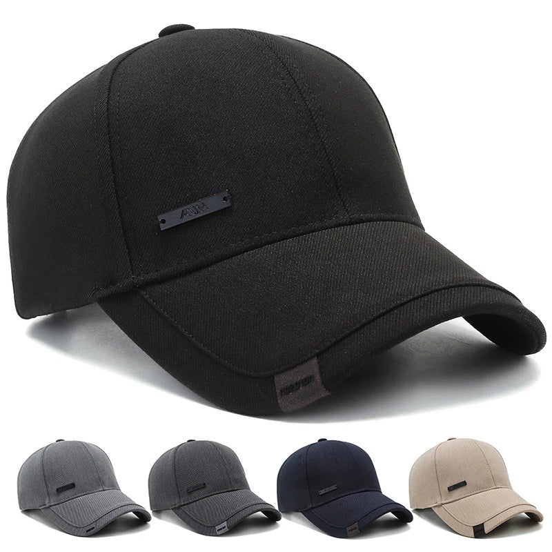 Sterling Hua Label Polyester Baseball Cap™ With Adjustable Back Closure