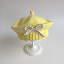 Sterling Petalyn Baby Knit Beret™ with Bow Detail