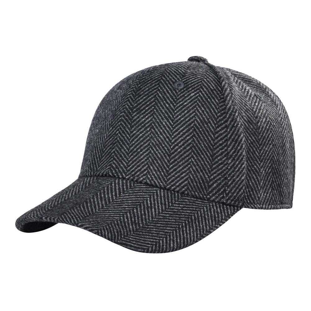 Sterling Hawthorne Wool Tweed Baseball Cap™   With Soft Crown