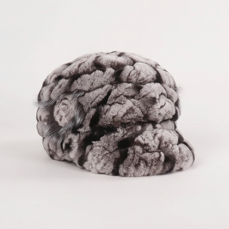Sterling Rex Knit™ Beanie Winter Hat Rabbit Fur Soft Knitted Finish