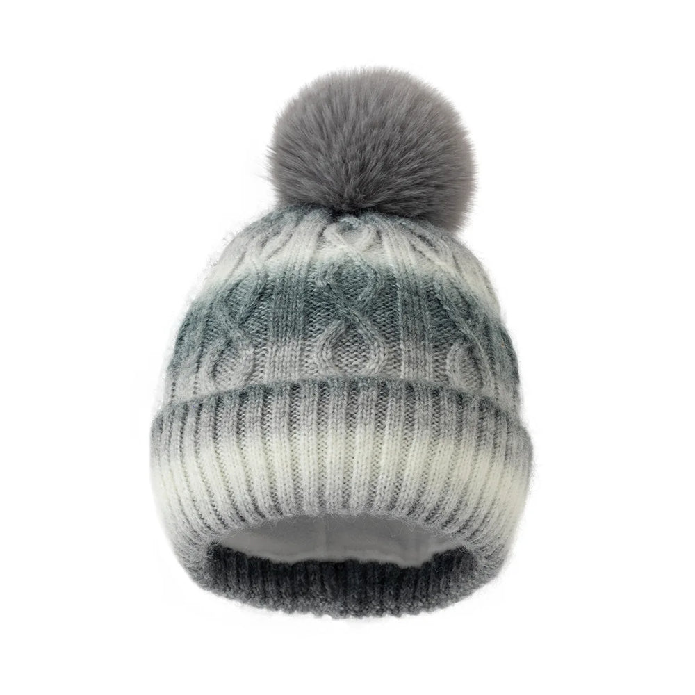 Sterling Aurelia Multicolor Knit Beanie™ with Pompom