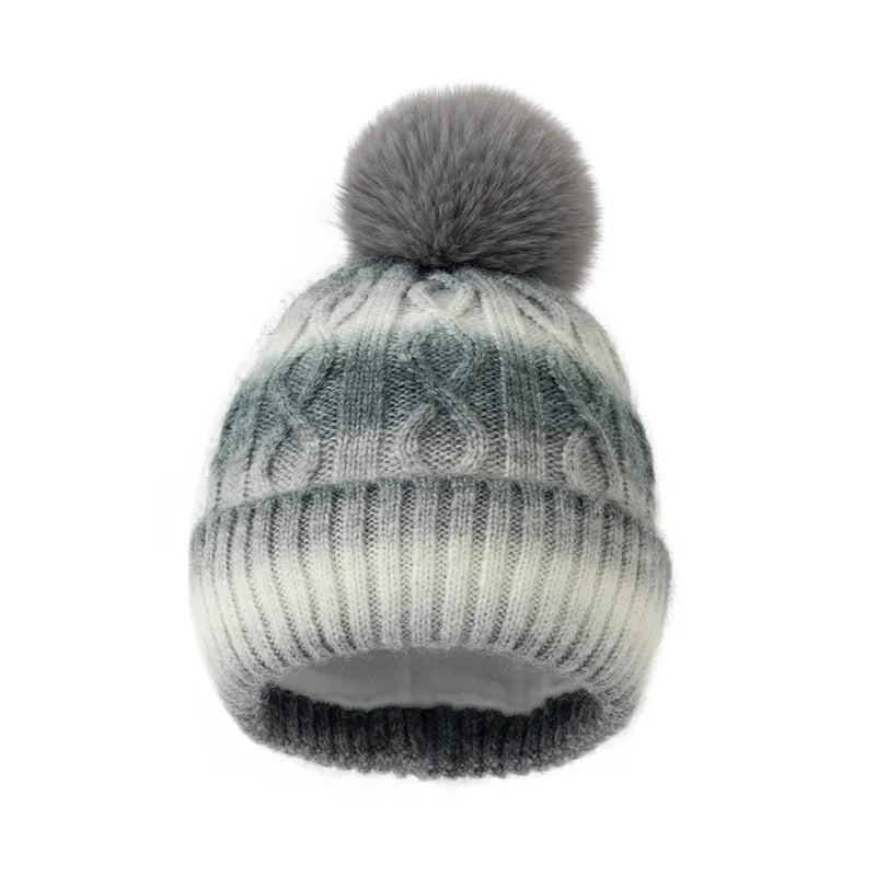 Sterling Aurelia Multicolor Knit Beanie™ with Pompom