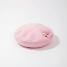 Sterling Petalyn Baby Beret™ with Floral Accent