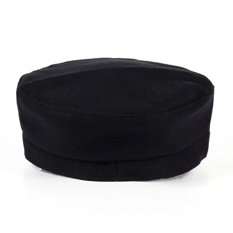 Sterling Rivet Chain Military Cap™ Flat Top Fabric Chain Trim