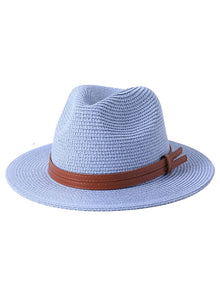 Sterling Ivory Coast™ Straw Fedora Buckle Band