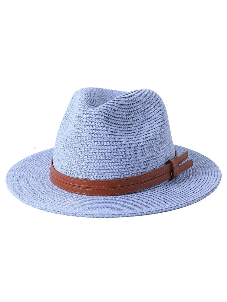 Sterling Ivory Coast™ Straw Fedora Buckle Band