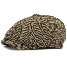 Sterling HT4942 Plaid Wool Blend Beret™ with Patchwork Design