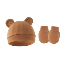 Sterling™ Newborn Bow Beanie and Mittens Set