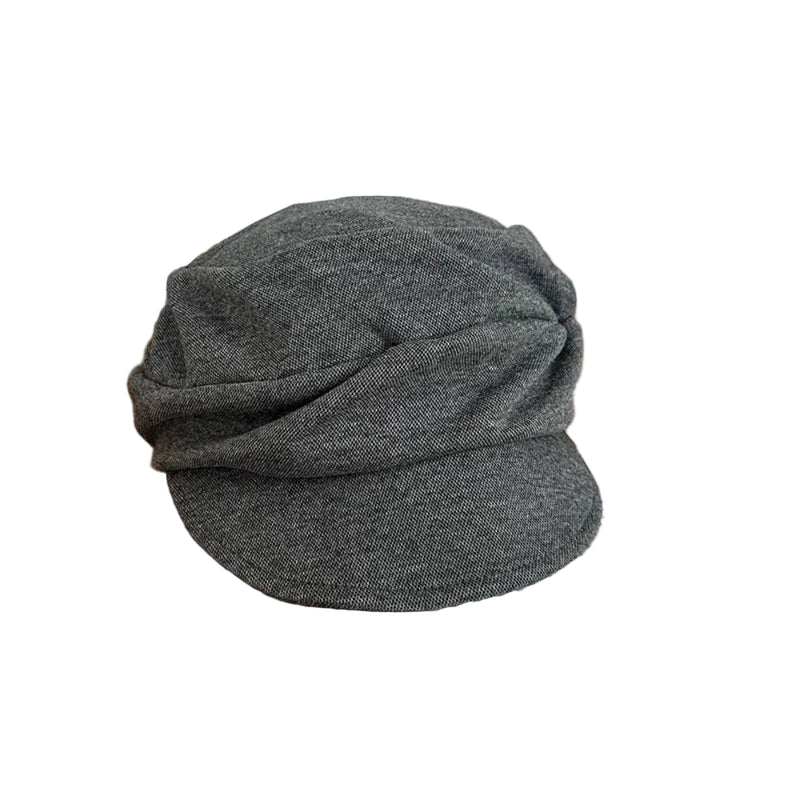 Sterling™ Pleated Wool Blend Beret Soft Foldable Crown
