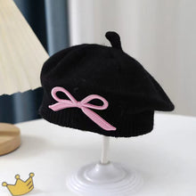 Sterling Petalyn Baby Knit Beret™ with Bow Detail
