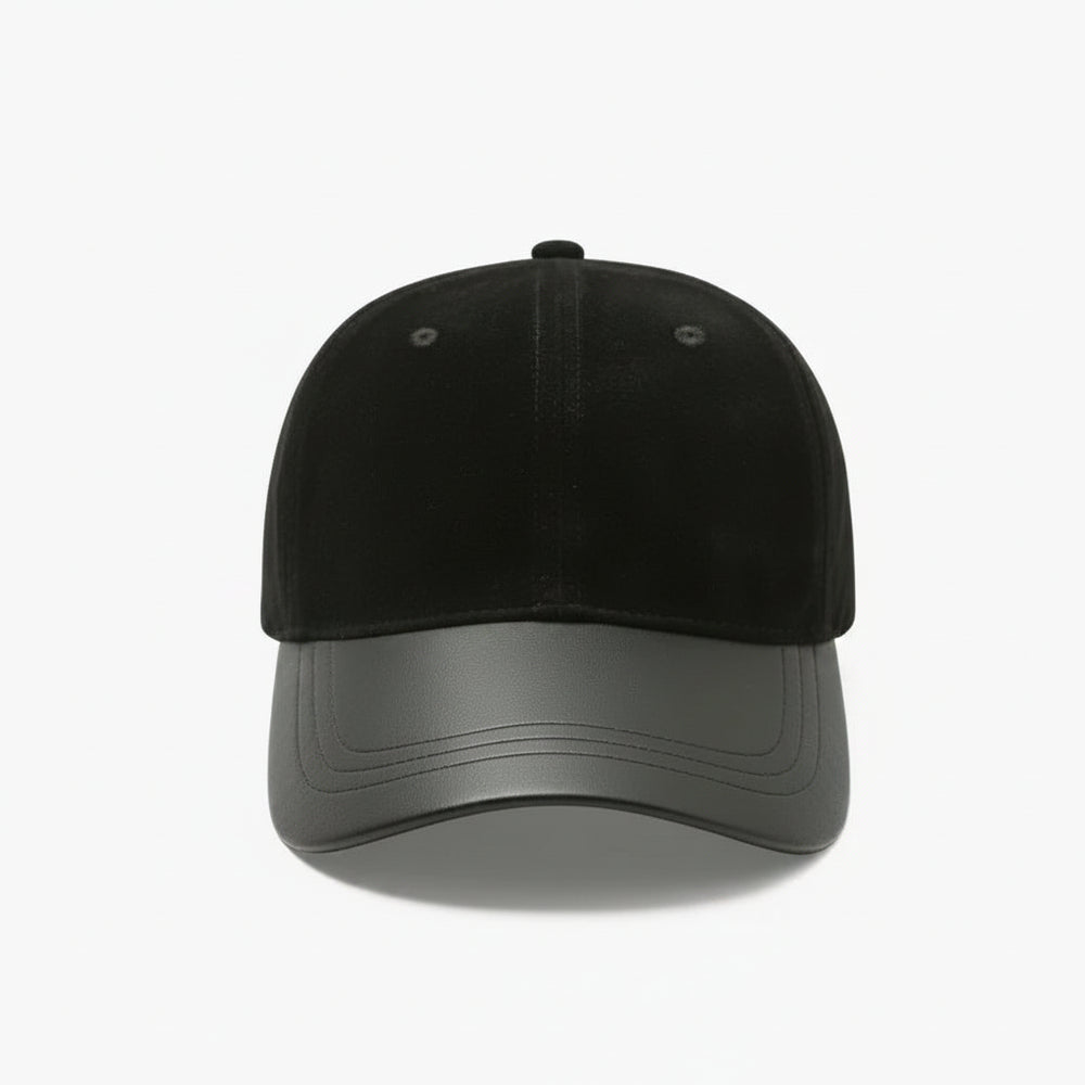 Sterling Baseball Cap Suede Crown With Curved PU Brim