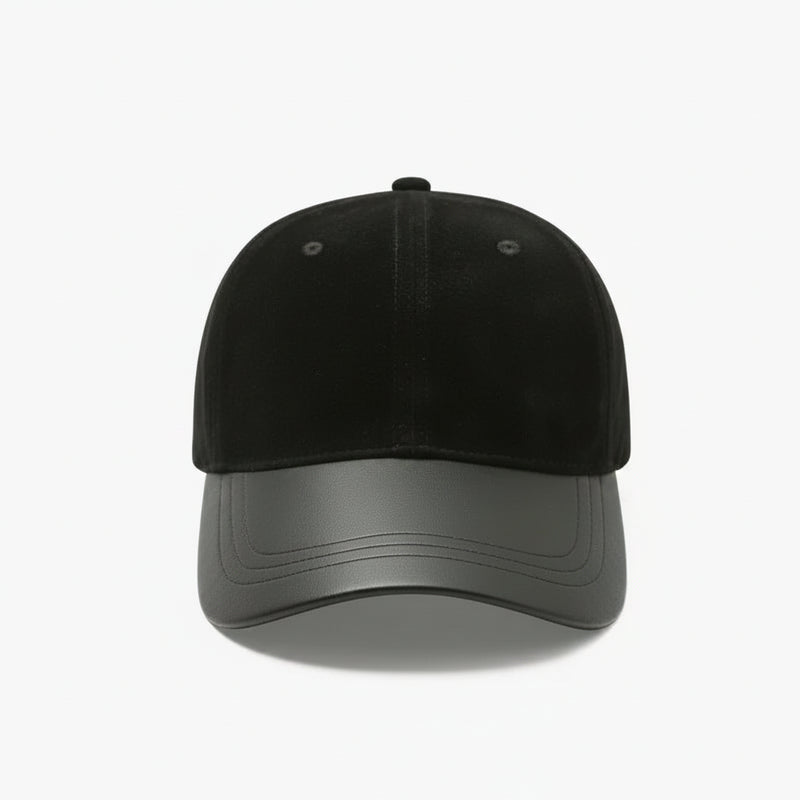 Sterling Baseball Cap Suede Crown With Curved PU Brim