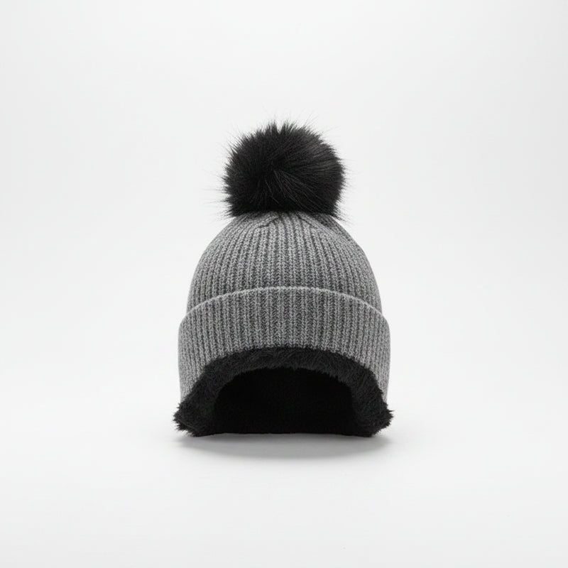 Sterling Kids Colorful Knit Beanie™ with Fleece Ear Flaps