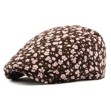 Sterling Corduroy Print Newsboy Cap™ Flat Peaked Corduroy Visor