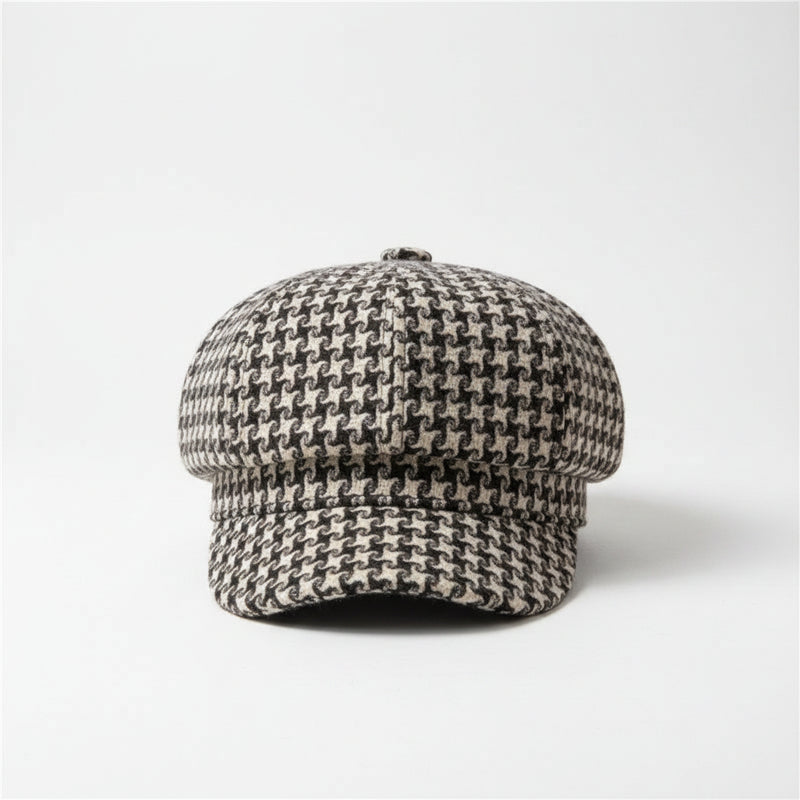Sterling H33 Octagonal Cap™ Cotton Blend Plaid Short Brim