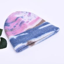 Sterling Aurielle Tie Dye Cashmere Beanie with Fur Pom™