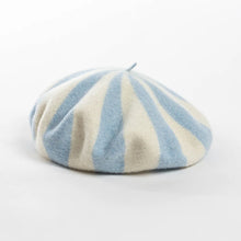 Sterling™ Striped Wool Beret Large Fit Candy Color Design