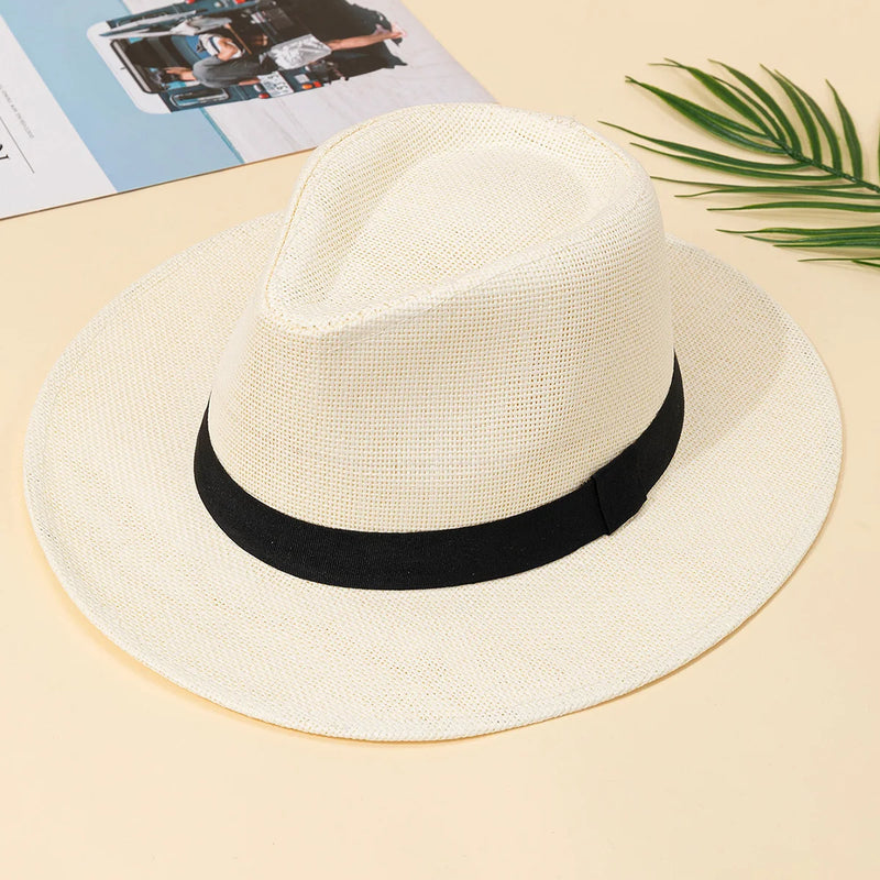 Sterling Monaco Classic™ Straw Fedora Espresso Band