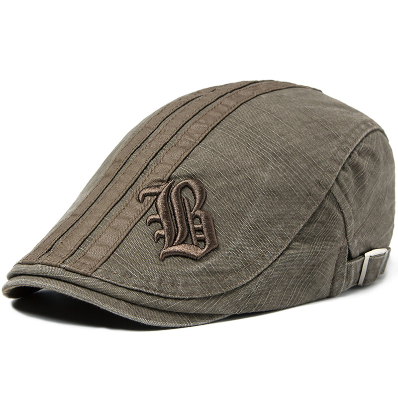 Sterling New Embroidery™ Beret Flat Cotton Adjustable Visor