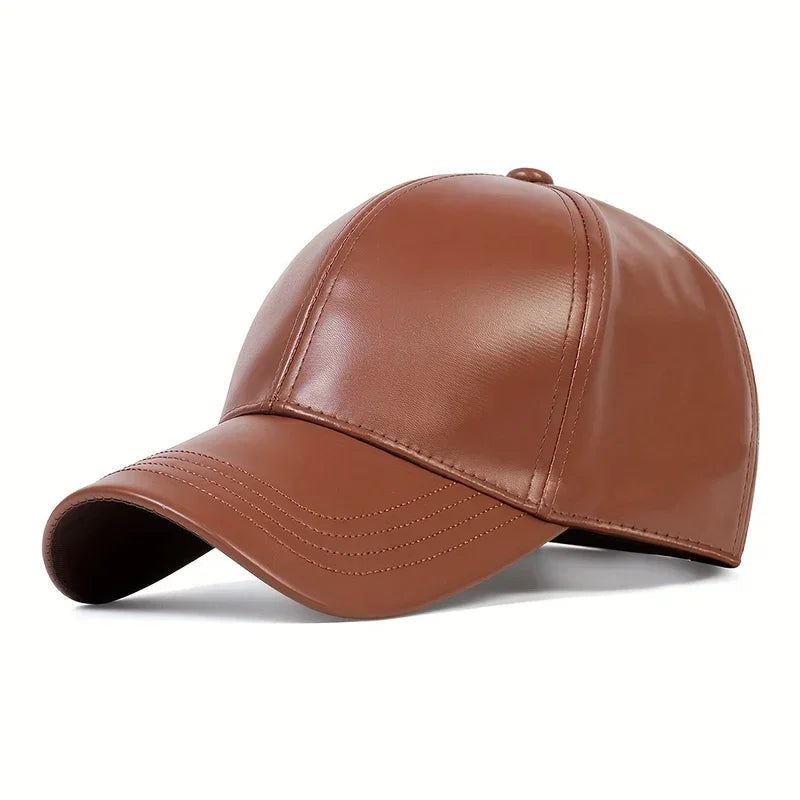 Sterling Everyday PU Leather Baseball Cap Adjustable Back
