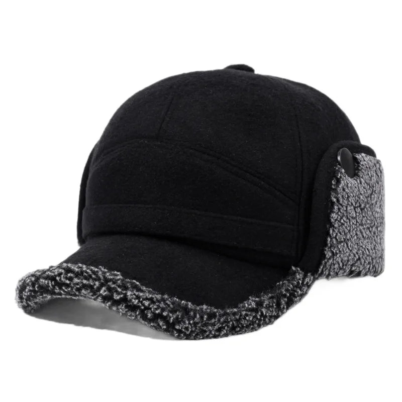 Sterling™ Fleece Earflap Baseball Cap with Fold Down Coverage